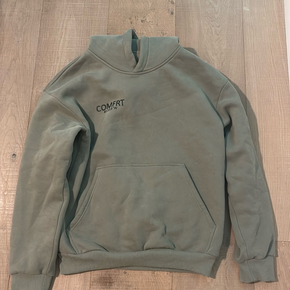 Comfrt coordinate hoodie color moss